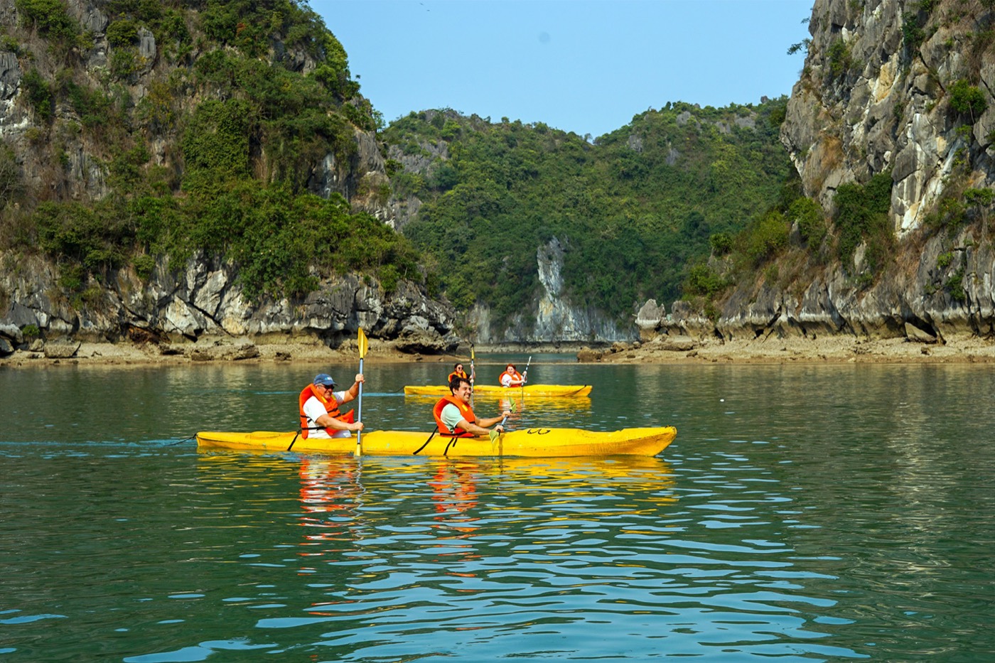 Chèo kayak